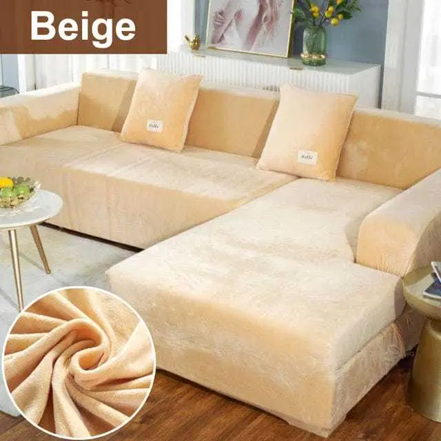 Housse canapé d'angle VERTPLU