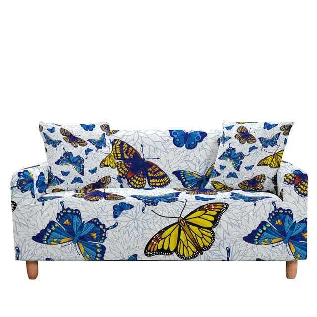 Housse canapé d'angle PAPILLONA