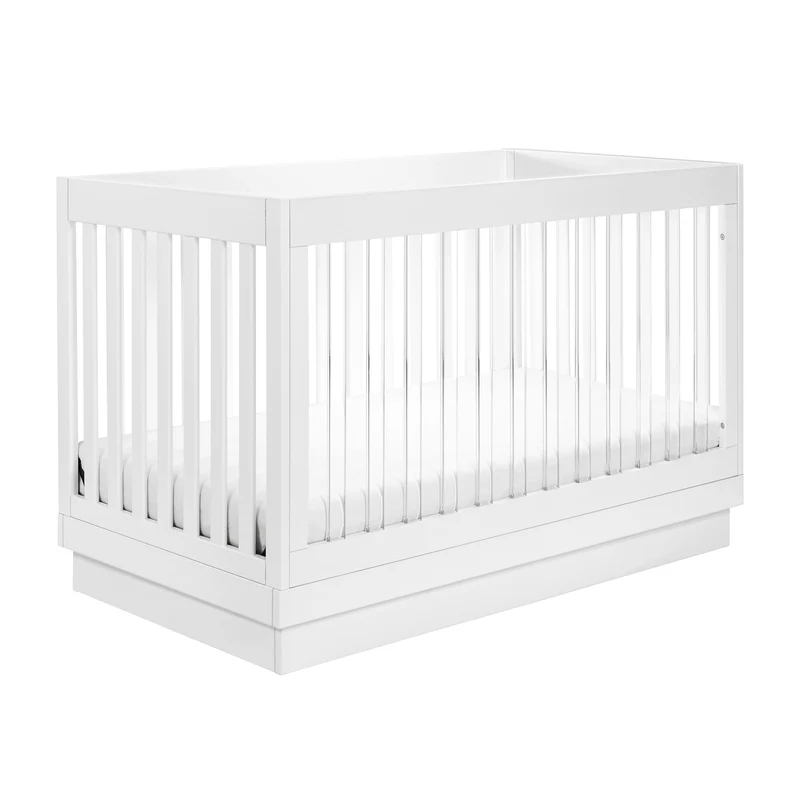 Couchette Convertible 3 en 1 Harlow - Blanc