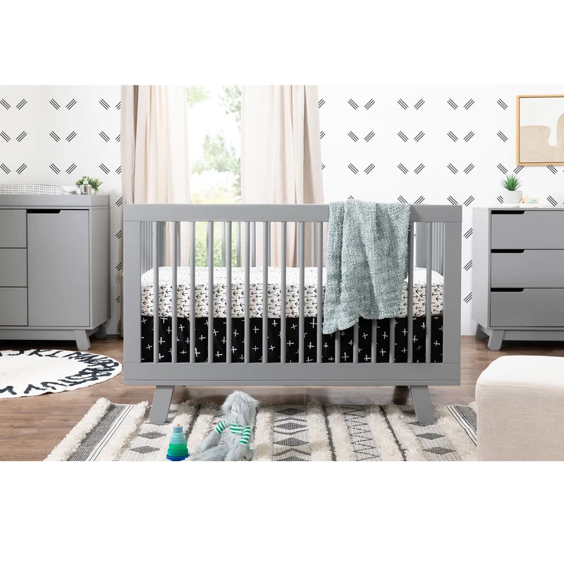Couchette Convertible 3 en 1 Hudson - Gris