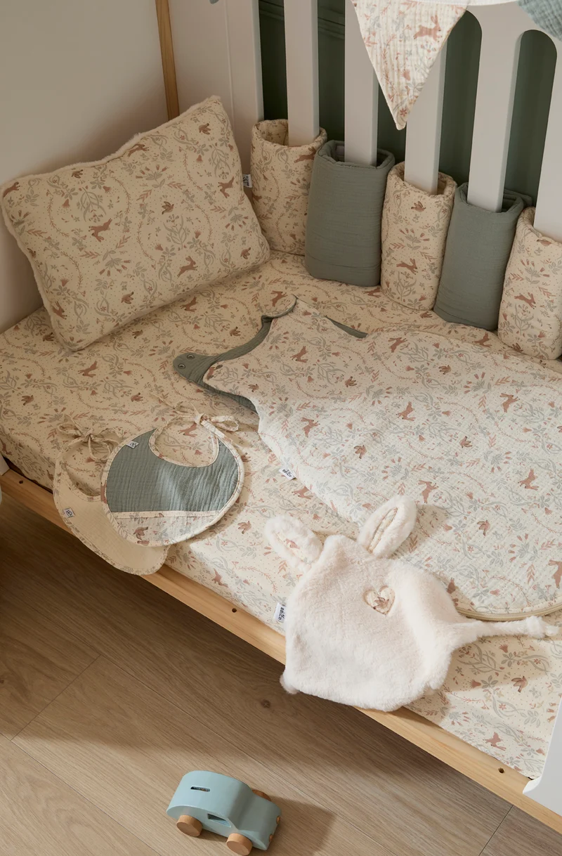 Drap housse pour matelas 60 x 120 cm – Enchanted Garden