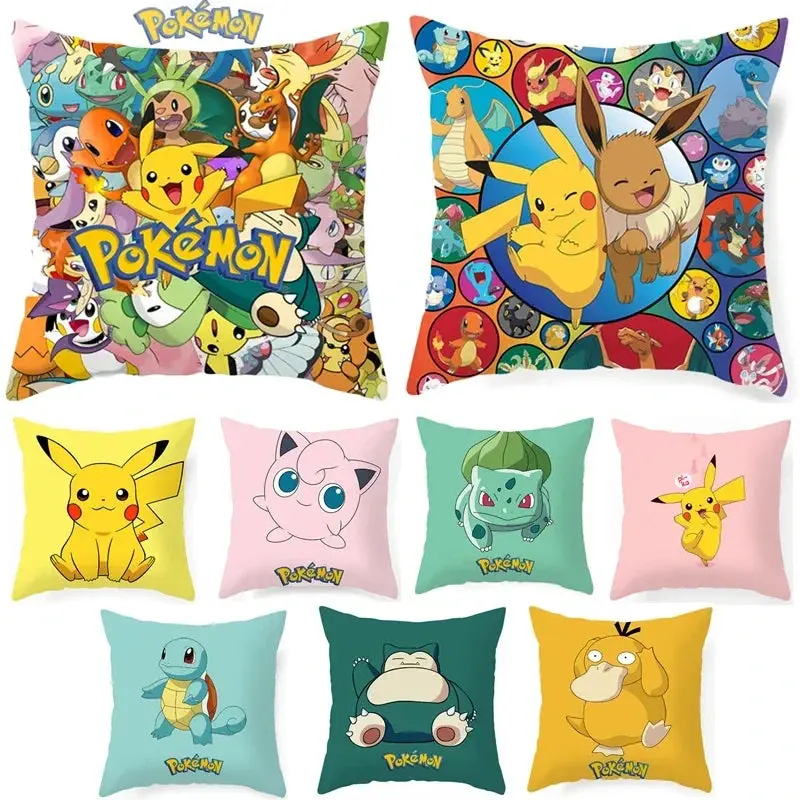 Housse coussin canapé Pokemon