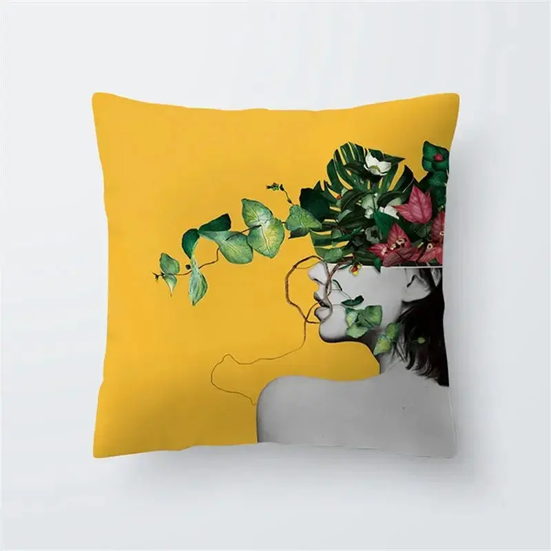 Housse coussin canapé Iris