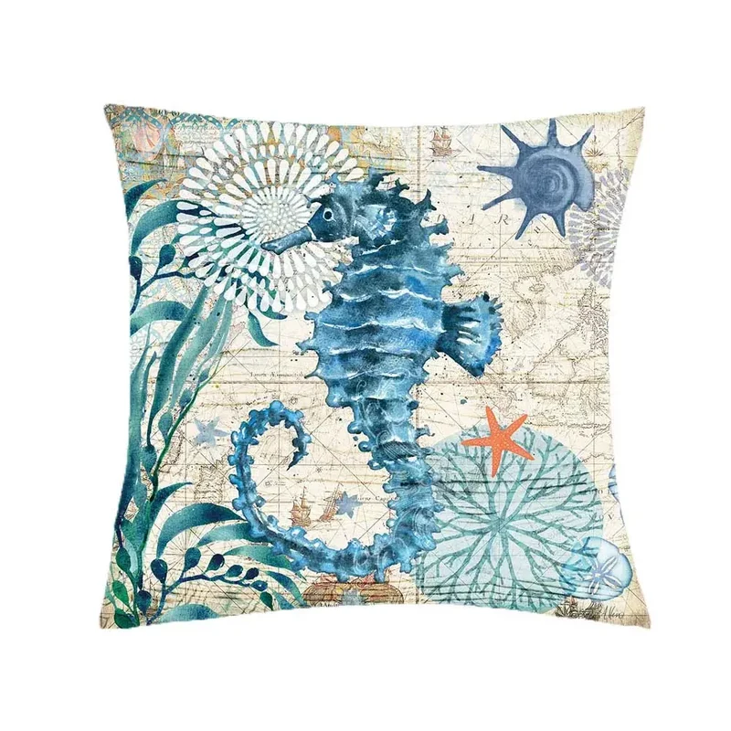 Housse coussin canapé Jade