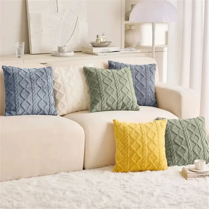 Housse coussin canapé Ambre