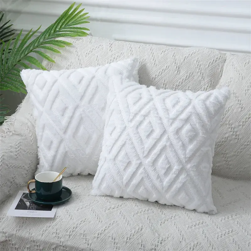 Housse coussin canapé Ambre