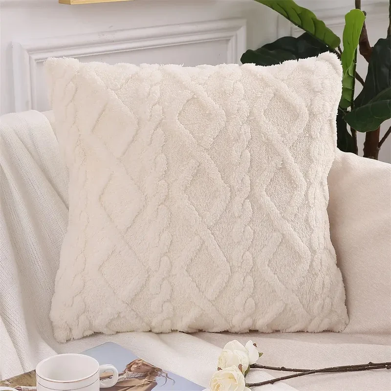 Housse coussin canapé Ambre