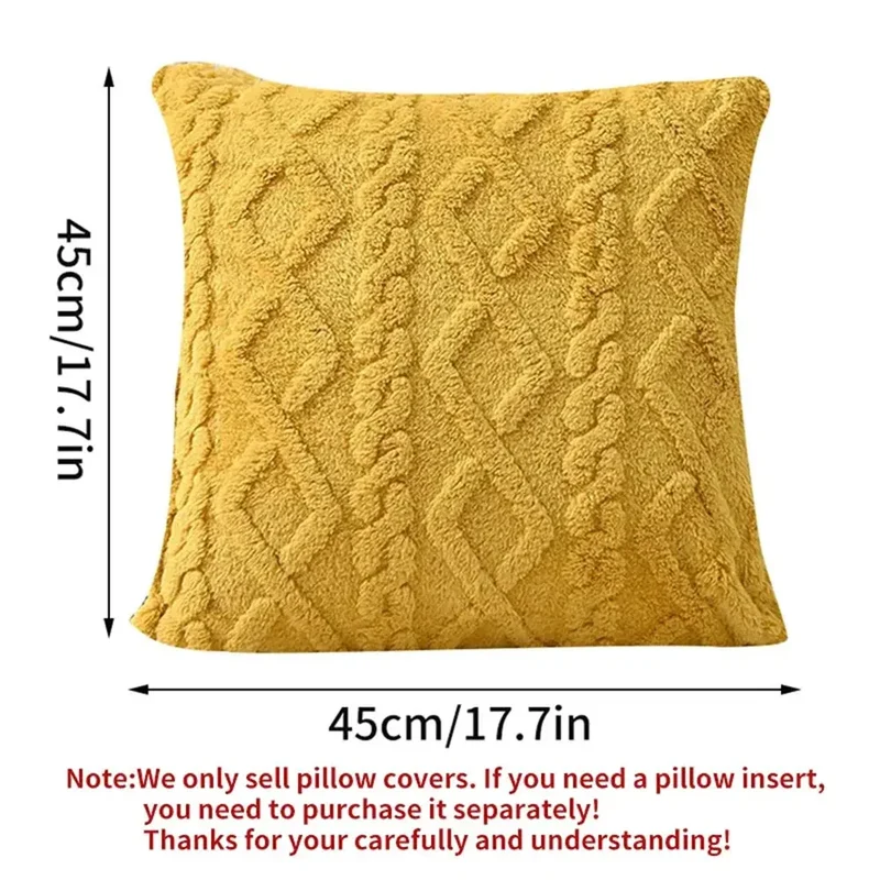 Housse coussin canapé Ambre