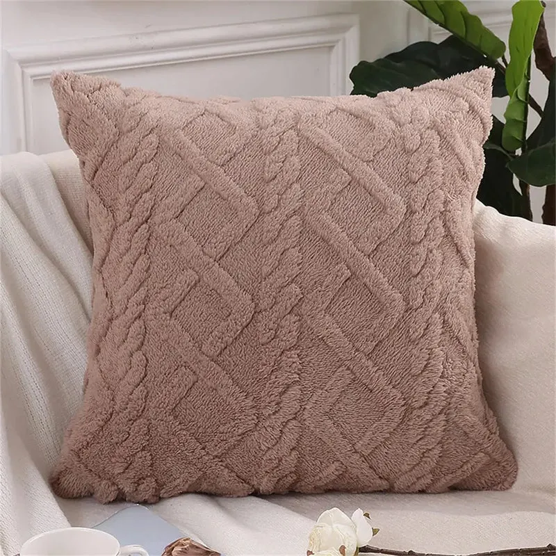 Housse coussin canapé Ambre