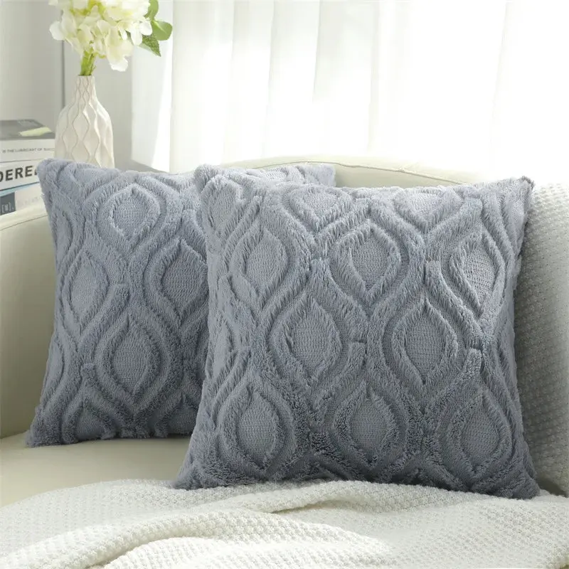 Housse coussin canapé Ambre