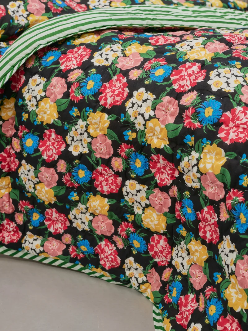 Plaid matelassé réversible