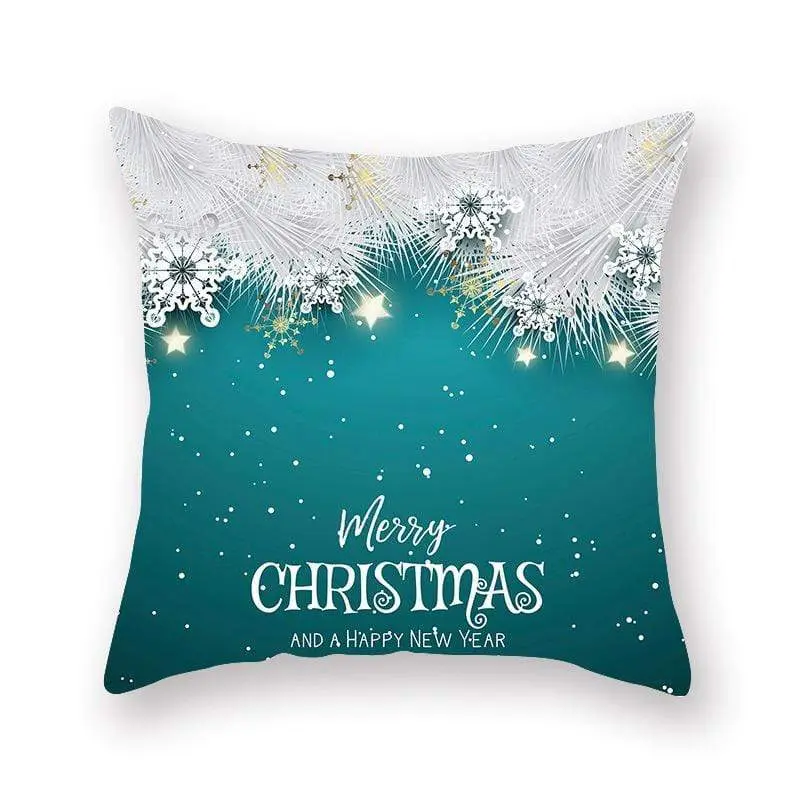 Taie d'oreiller coussin en peau de pêche de Noël