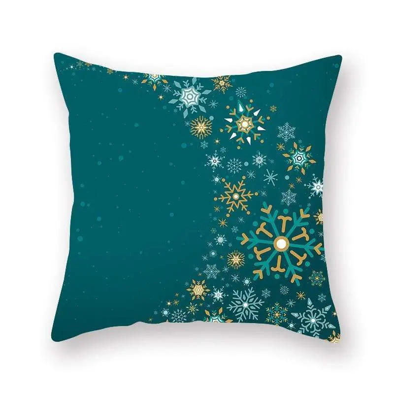 Taie d'oreiller coussin en peau de pêche de Noël