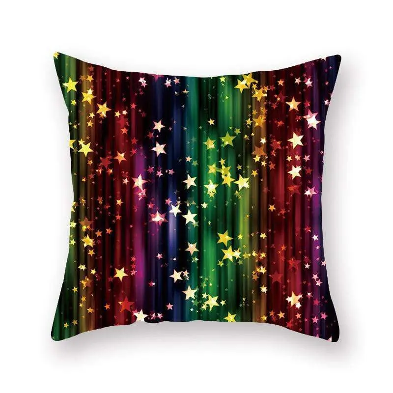 Taie d'oreiller coussin en peau de pêche de Noël