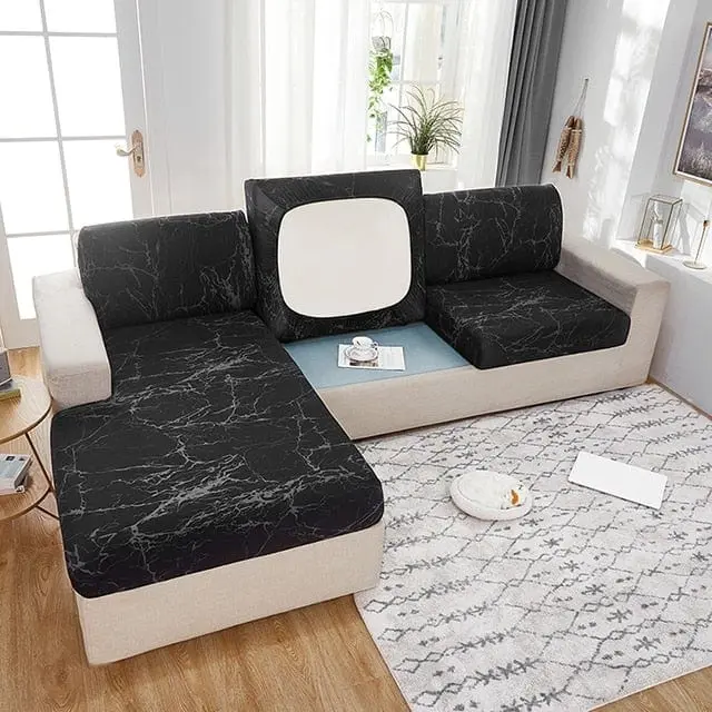 Housse pour coussin canapé d'angle imprimée BORKAS