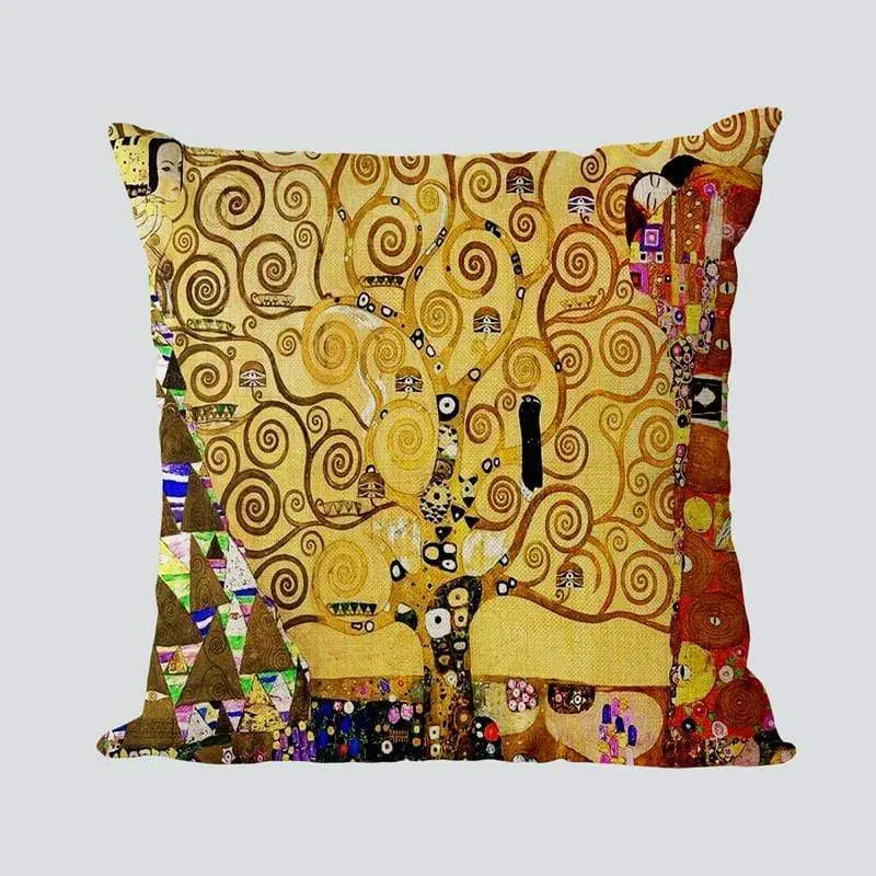 LOVEART - Coussin et taie d'oreiller motif peinture et dessin artistique