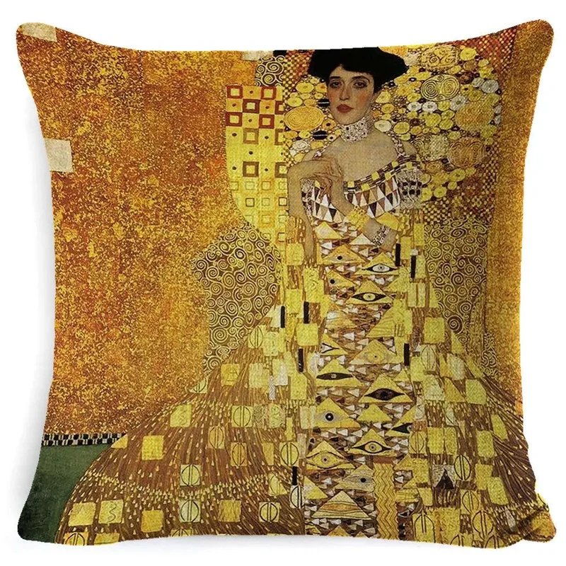 LOVEART - Coussin et taie d'oreiller motif peinture et dessin artistique