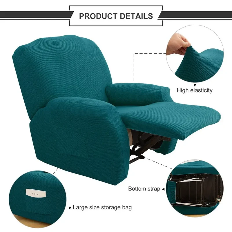 DECORELAX - Housse de fauteuil inclinable imperméable imprimée