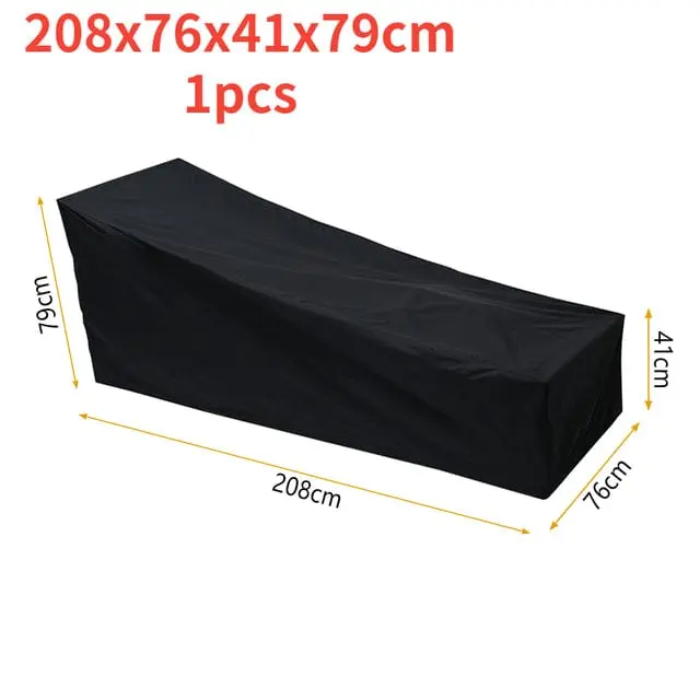 Housse chaise de jardin inclinable et pliable SOLLAR