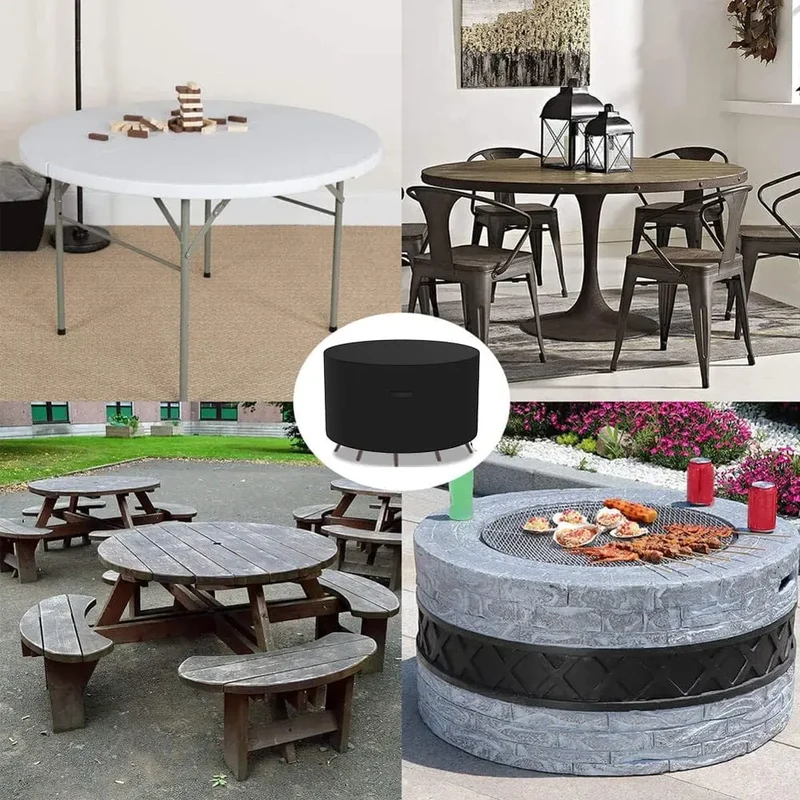 RONDOJAR - Couverture de meubles de jardin extérieur osier canapé
