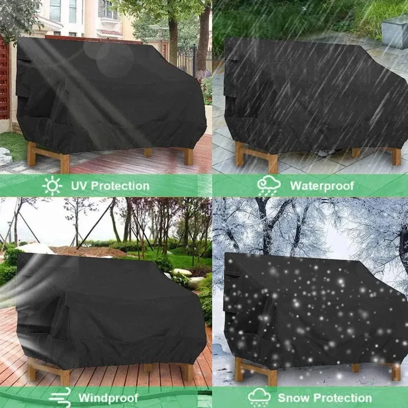 JARDYCO - Couverture de protection pour meuble de jardin double siège