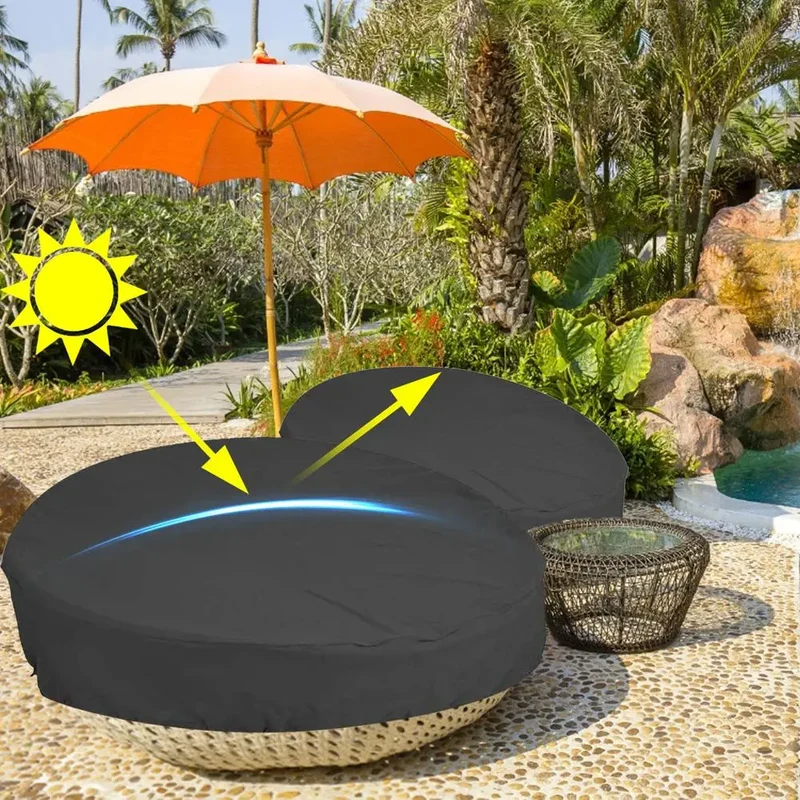 Housse chaises de jardin imperméable pour chaise ronde BABYBLOO