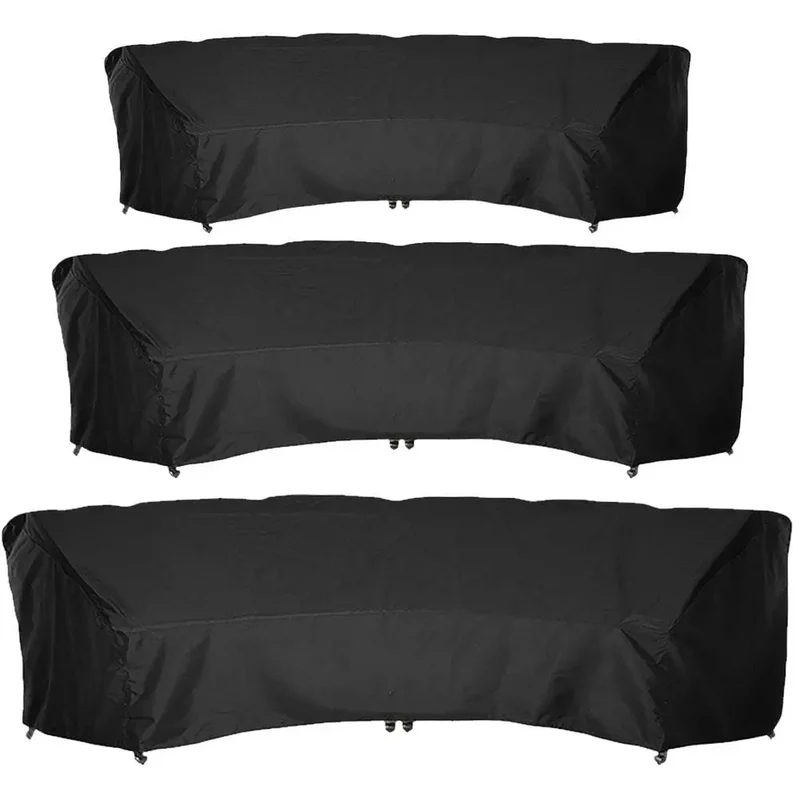 JARDYSET - Housse de jardin imperméable pour canapé incurvée style Patio extérieur