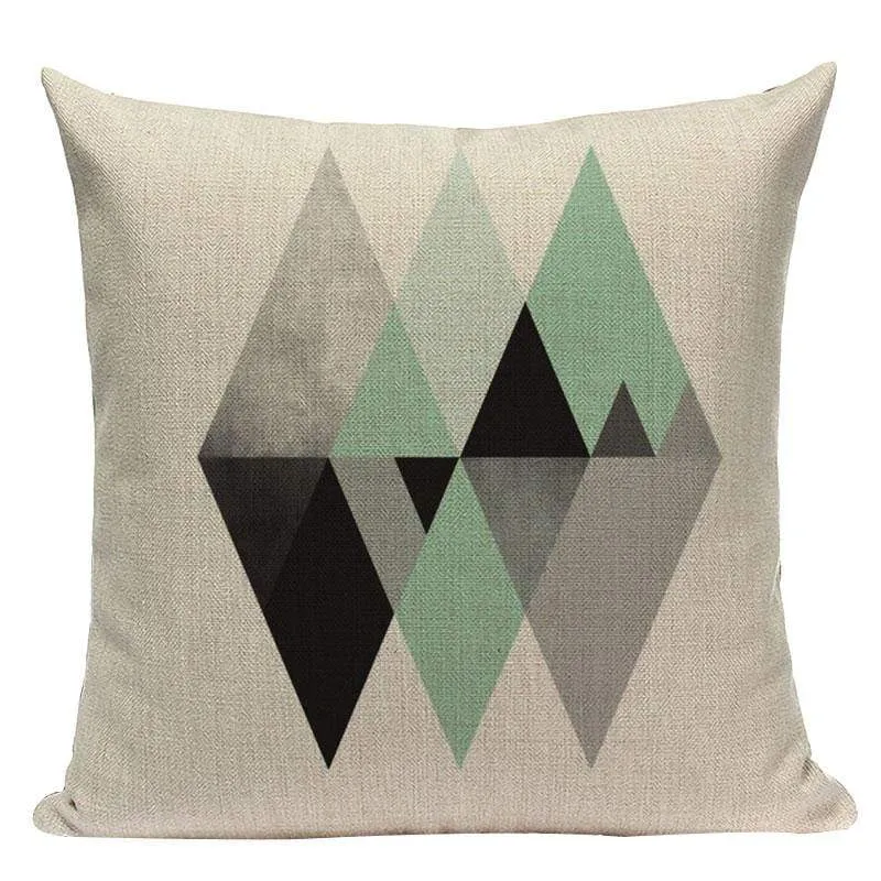 VERT - Housse de coussin