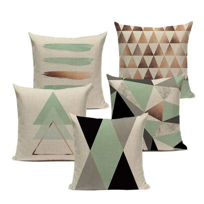 VERT - Housse de coussin