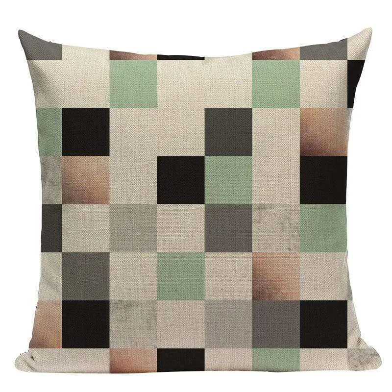 VERT - Housse de coussin