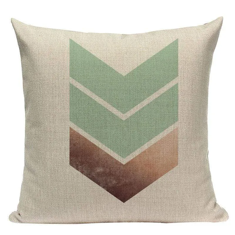 VERT - Housse de coussin