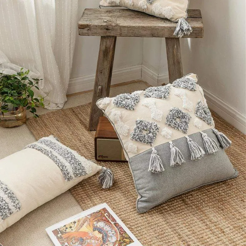 Oreiller - coussin en toile de coton