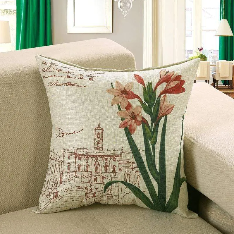 Housse de coussin de canapé imprimée CATOCAT
