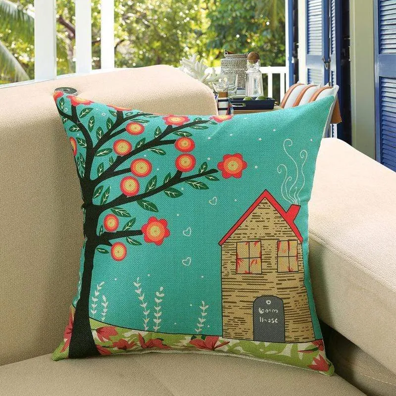 Housse de coussin de canapé imprimée CATOCAT