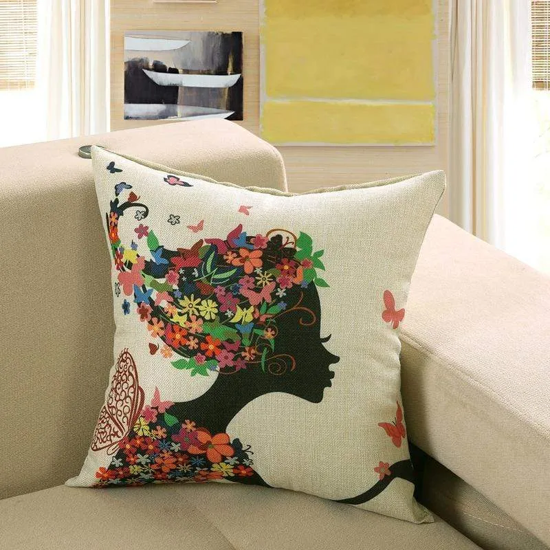 Housse de coussin de canapé imprimée CATOCAT
