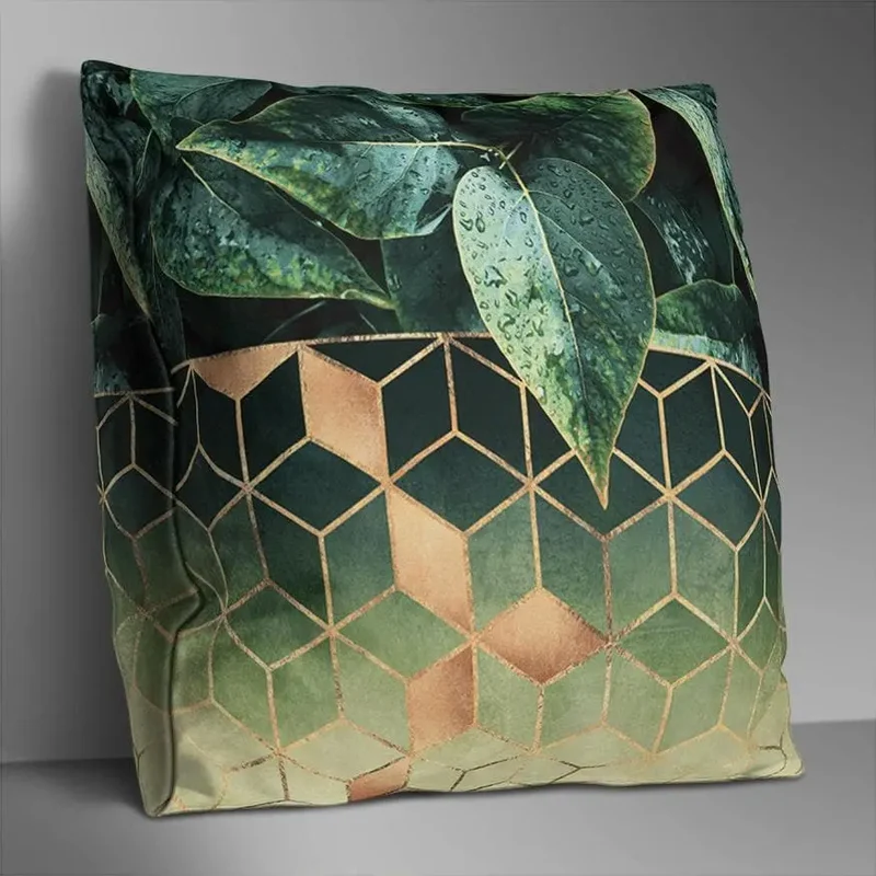 Housse de coussin imprimé double face