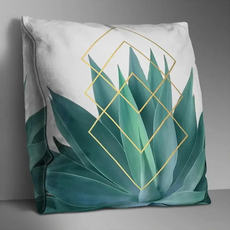 Housse de coussin imprimé double face