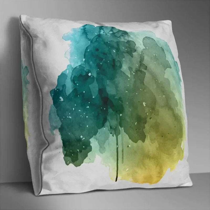 Housse de coussin imprimé double face