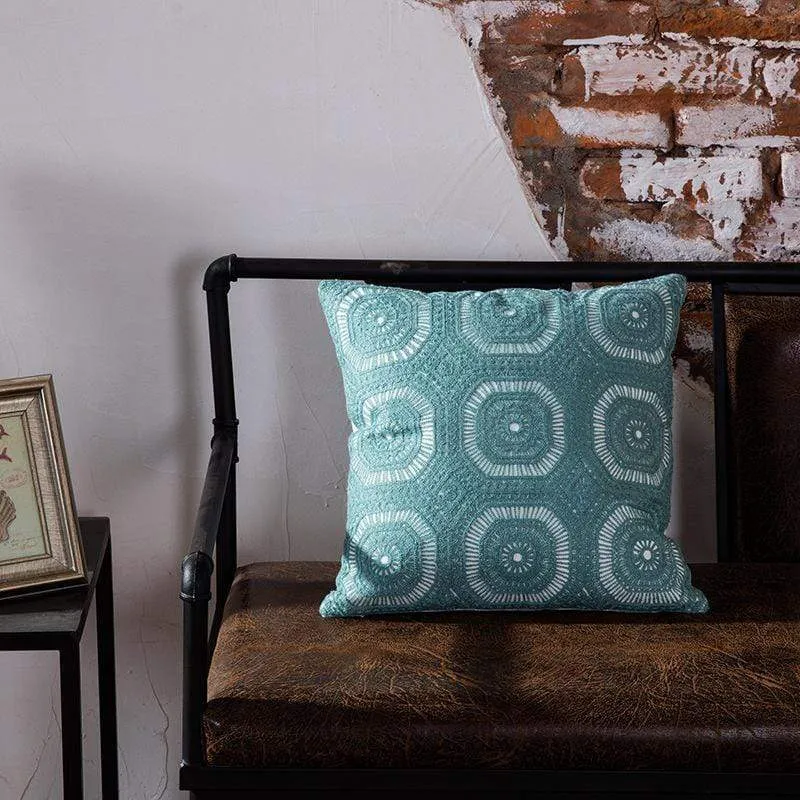 Coussin d'oreiller de bureau géométrique moderne