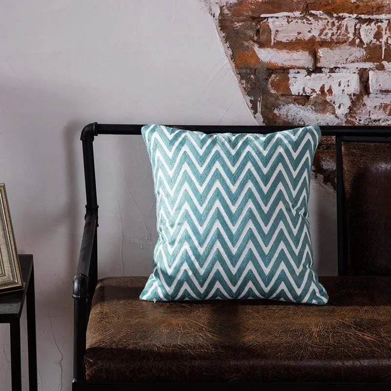 Coussin d'oreiller de bureau géométrique moderne
