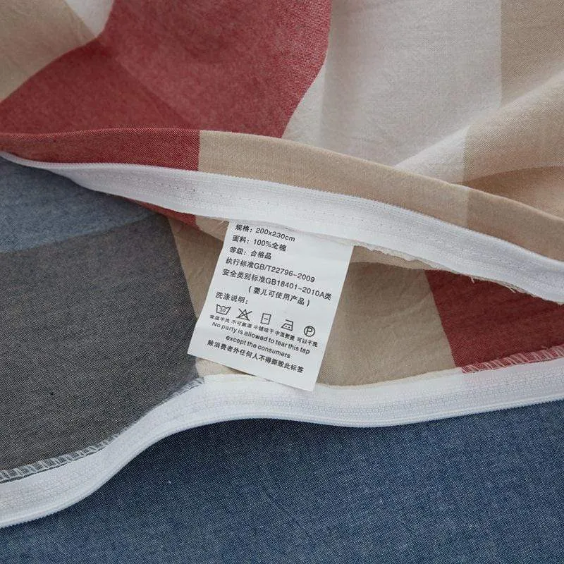Housse de Couette en feuille de coton