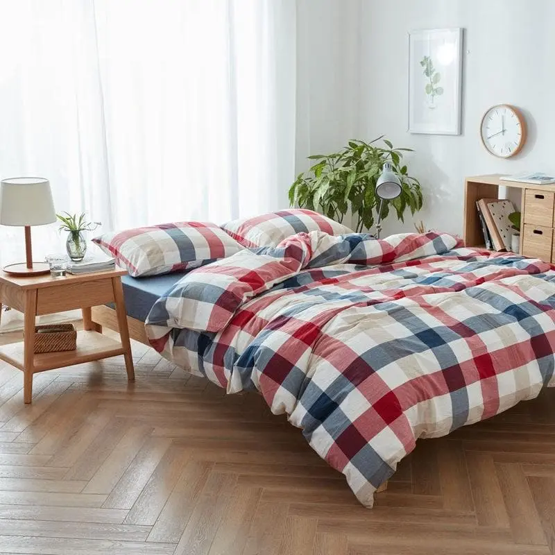 Housse de Couette en feuille de coton