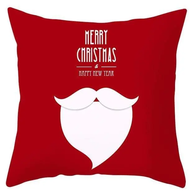 Housse de coussin Noël Rouge