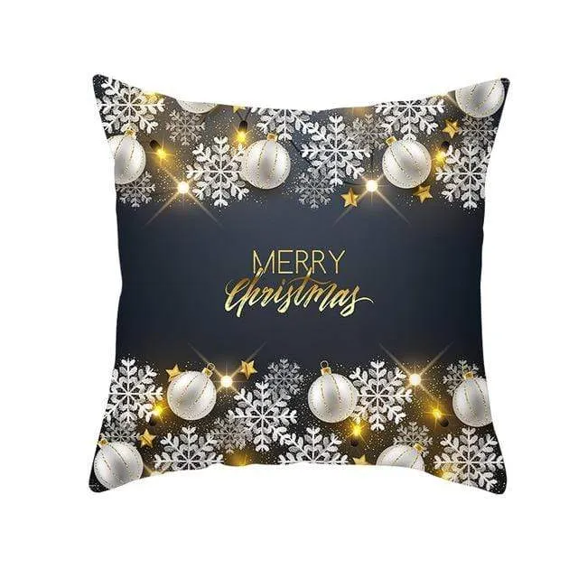 Coussin Noel Noir-Housse de France