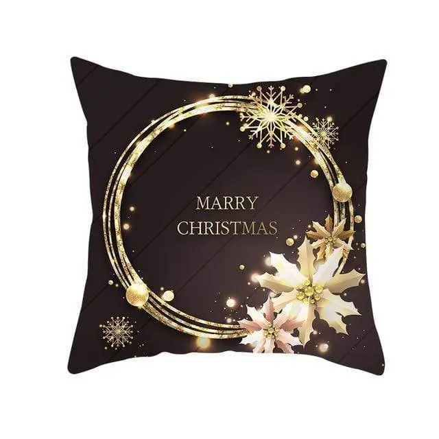 Coussin Noel Noir-Housse de France