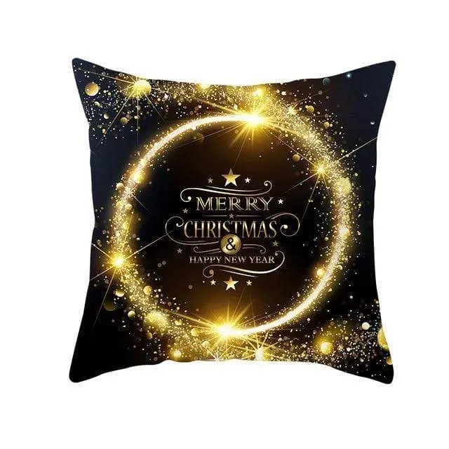 Coussin Noel Noir-Housse de France