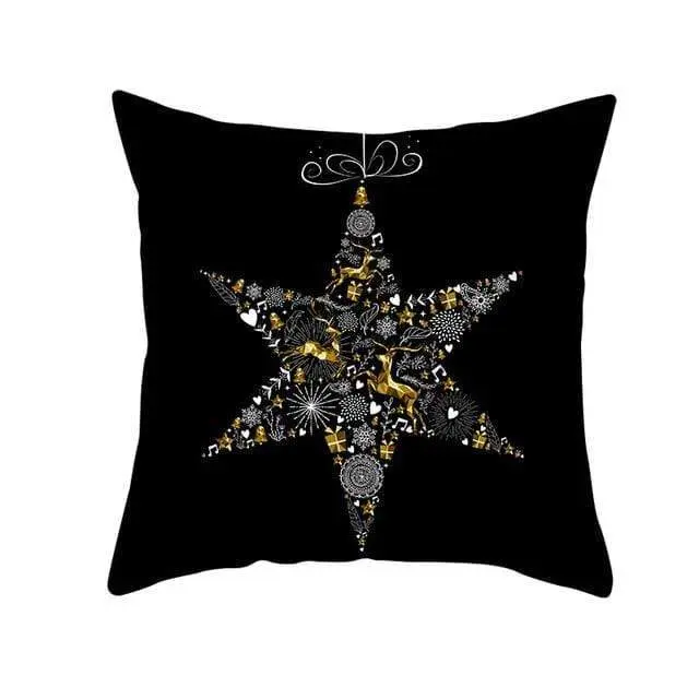 Coussin Noel Noir-Housse de France