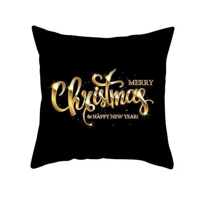 Coussin Noel Noir-Housse de France