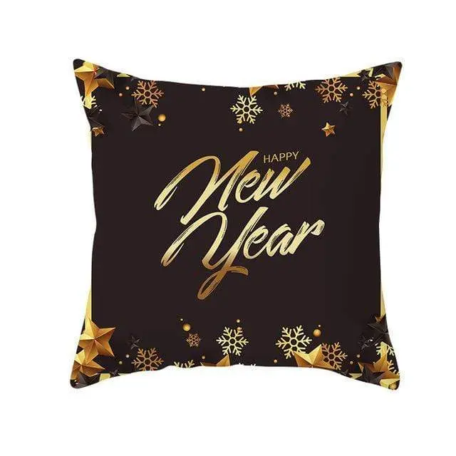 Coussin Noel Noir-Housse de France