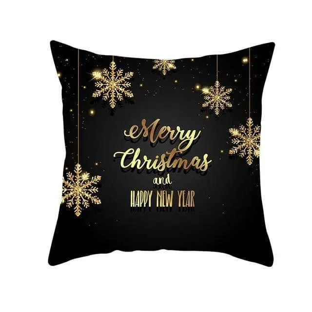 Coussin Noel Noir-Housse de France